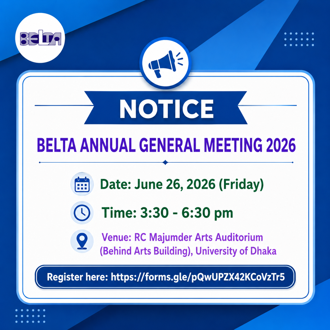 BELTA AGM 2026